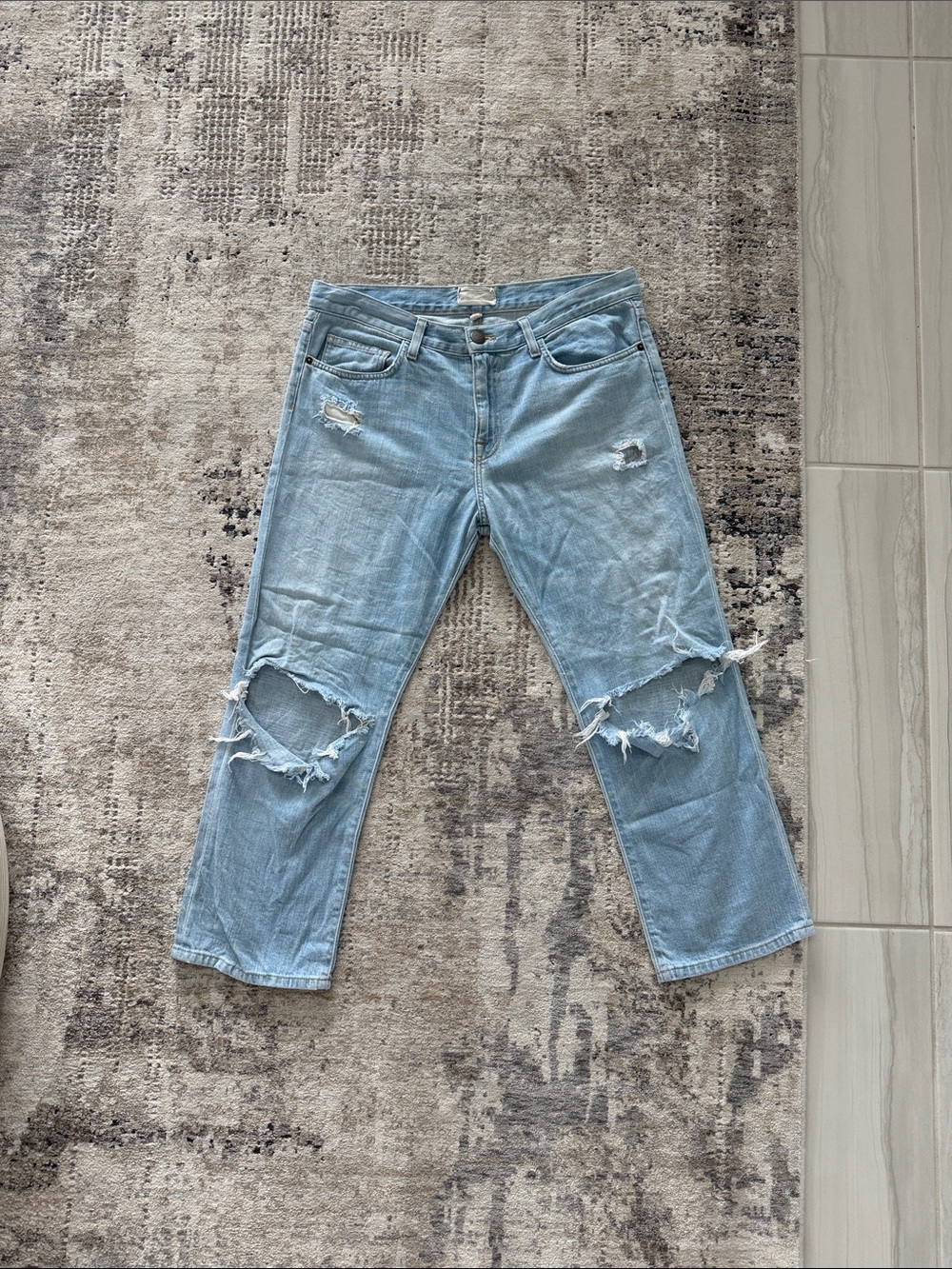 Vintage Current/Elliott "The Boyfriend" Distressed Jeans 28